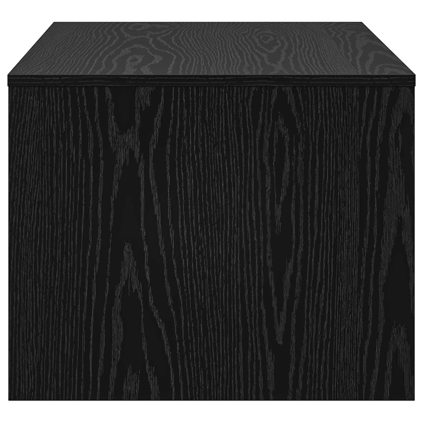 Kaffebord Svart Eik 80 x 50 x 40 cm Konstruert tre