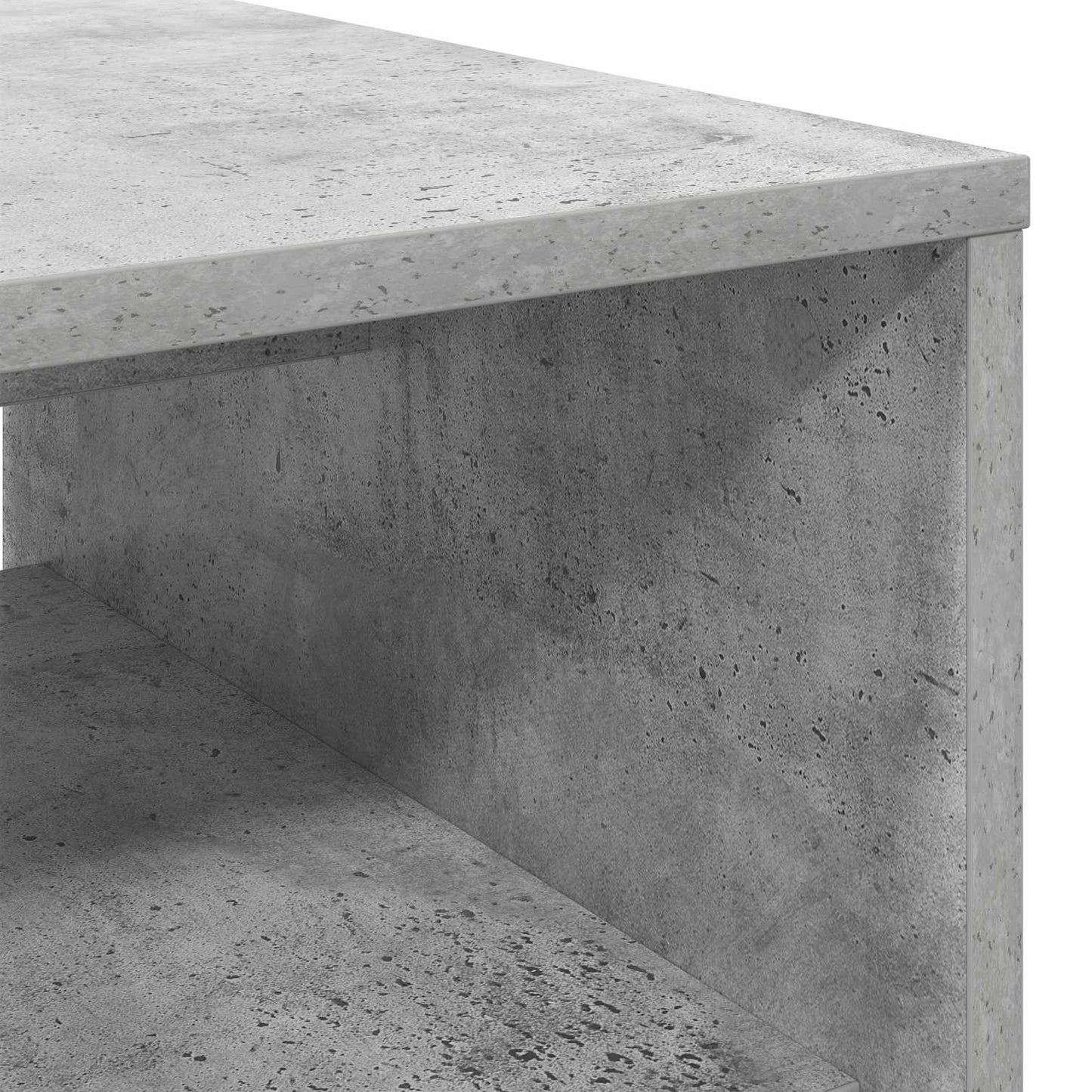 Kaffebord Betonggrå 80 x 50 x 40 cm Konstruert tre