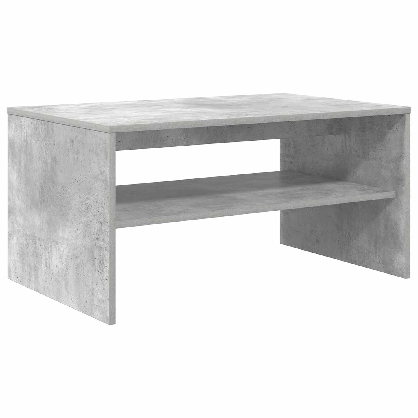 Kaffebord Betonggrå 80 x 50 x 40 cm Konstruert tre