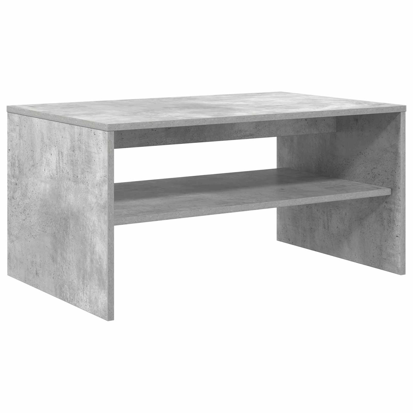 Kaffebord Betonggrå 80 x 50 x 40 cm Konstruert tre