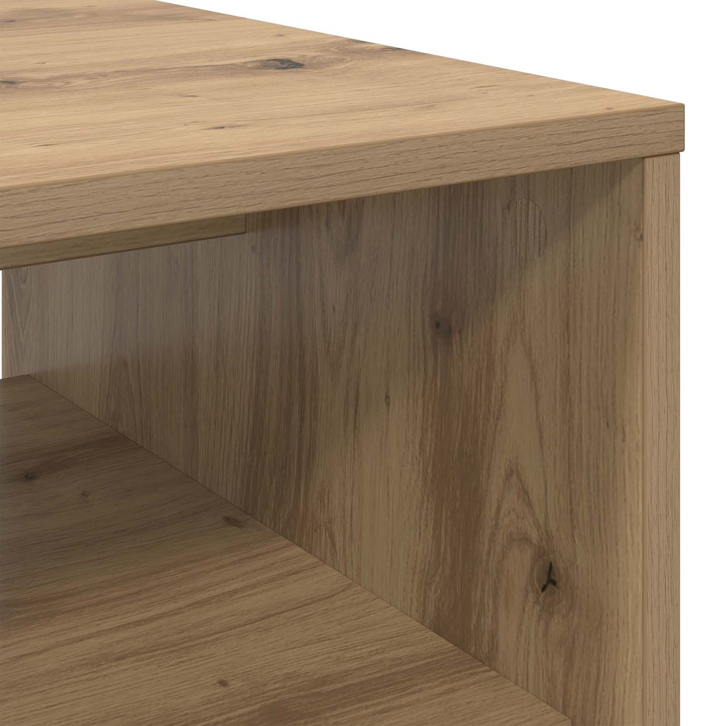 Kaffebord Artisan Eik 80 x 50 x 40 cm Konstruert tre