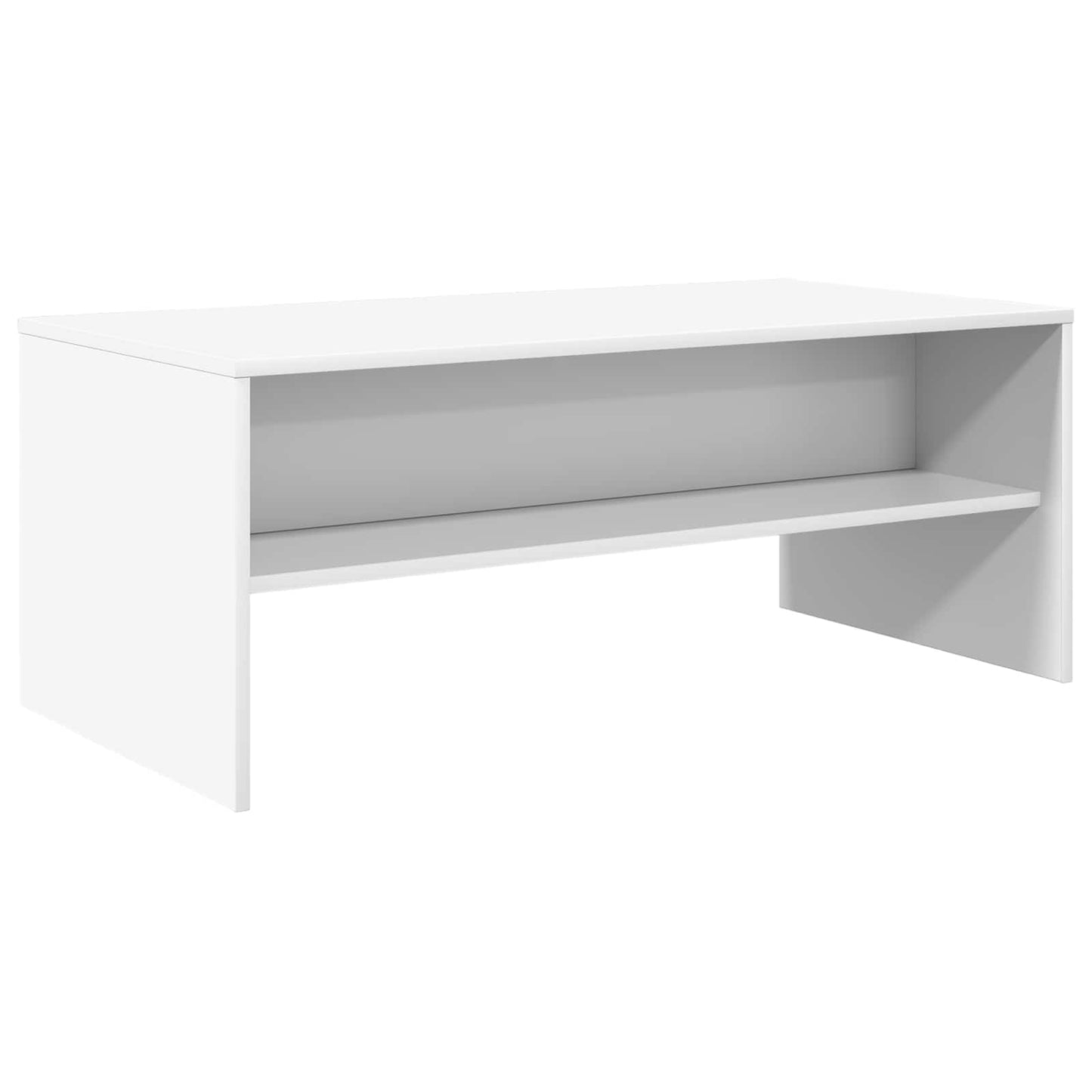 Kaffebord Hvit 100 x 50 x 40 cm Konstruert tre