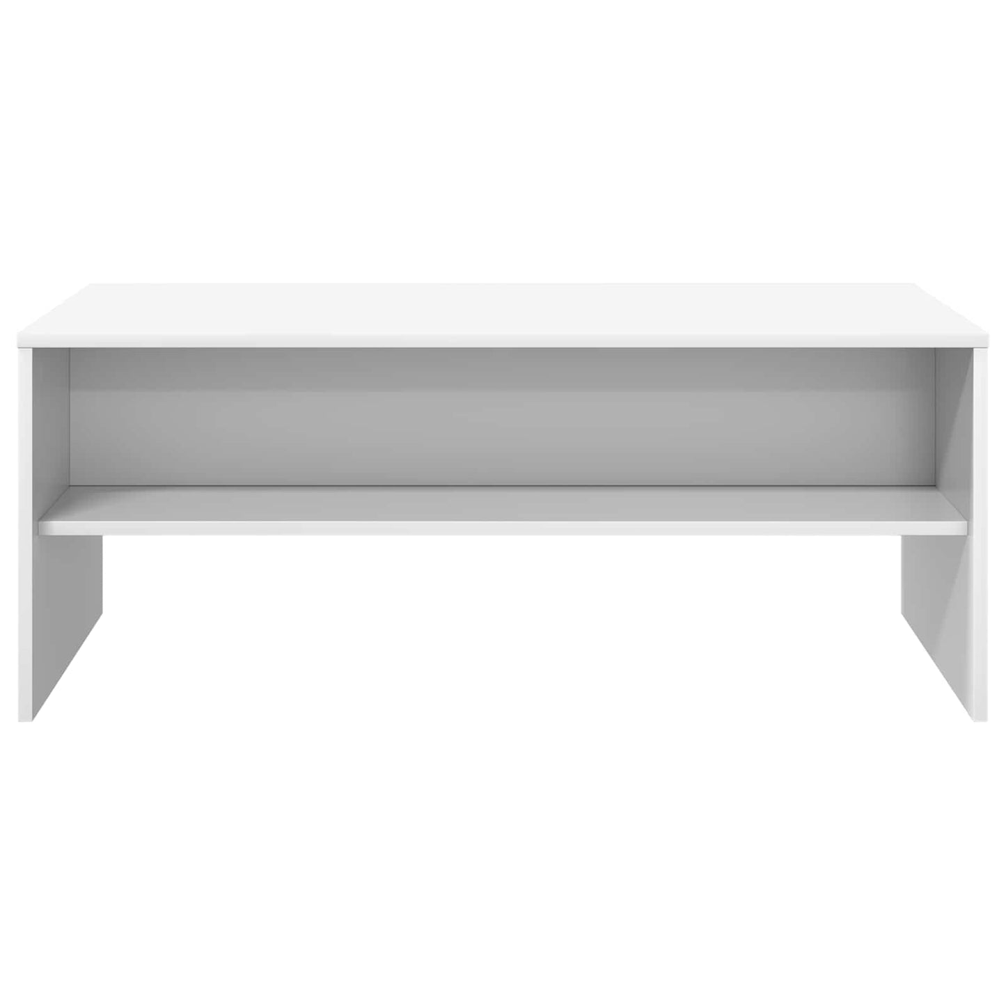 Kaffebord Hvit 100 x 50 x 40 cm Konstruert tre