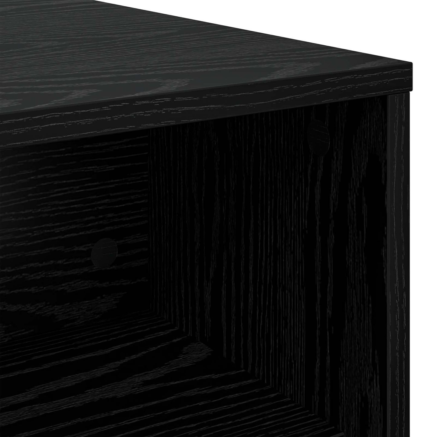 Kaffebord Svart Eik 100 x 50 x 40 cm Konstruert tre