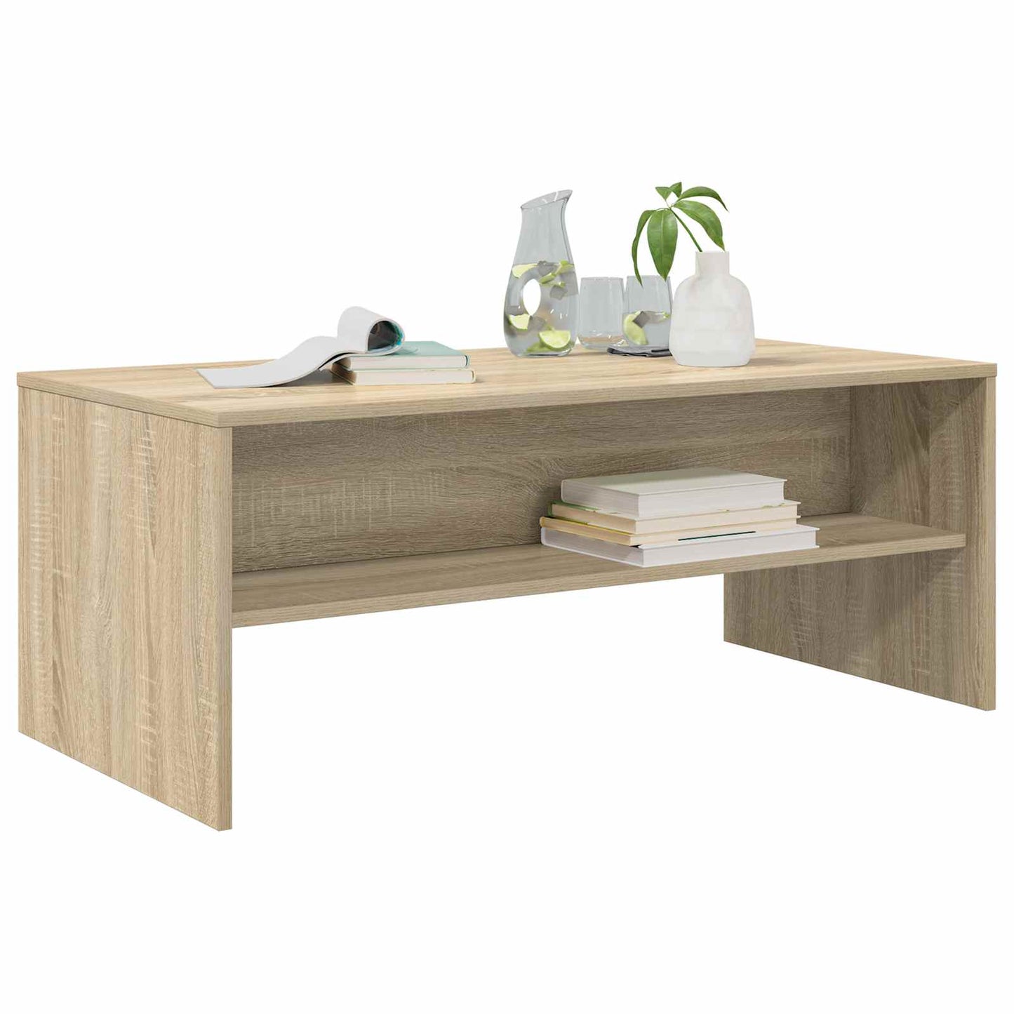 Kaffebord Sonoma eik 100 x 50 x 40 cm Konstruert tre
