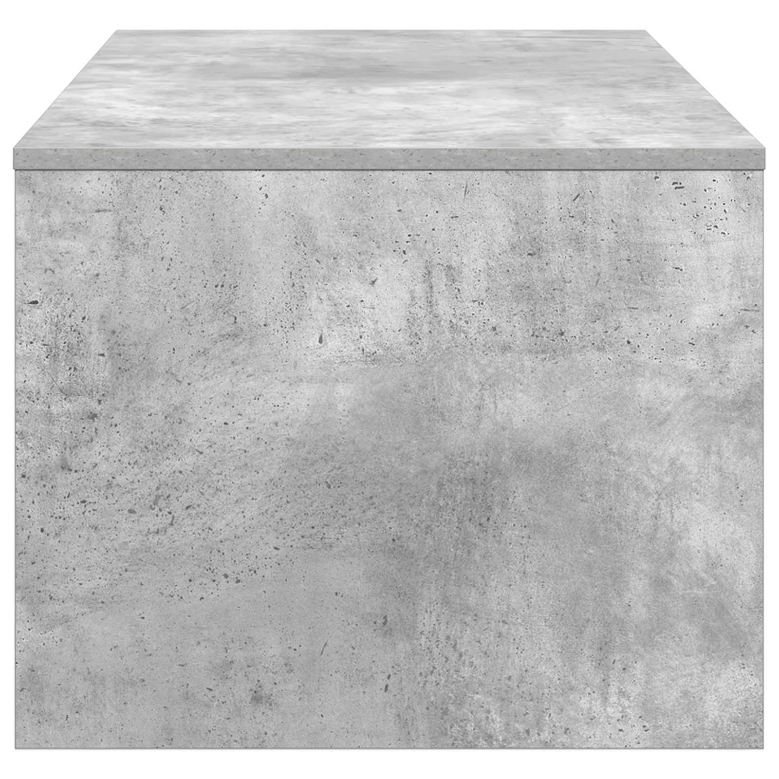 Kaffebord Betonggrå 100 x 50 x 40 cm Konstruert tre vidaXL