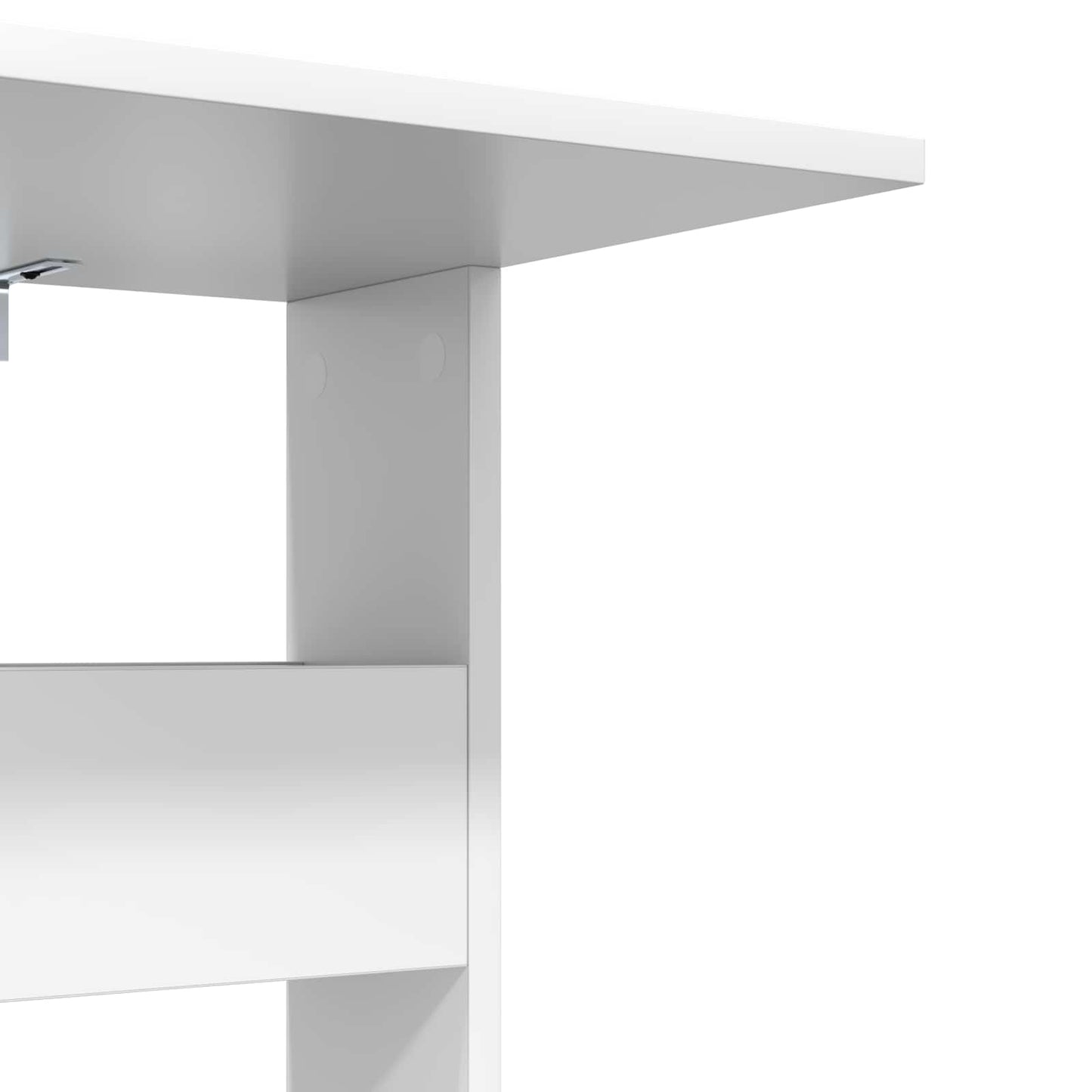 Sidetabell Hvit 40 x 35 x 60,5 cm Konstruert tre
