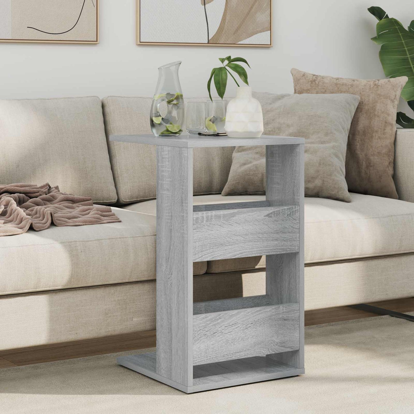 Sidetabell Grå Sonoma 40 x 35 x 60,5 cm Konstruert tre
