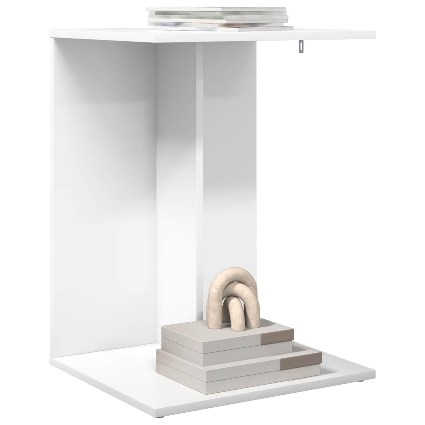 Sidetabell Hvit 45 x 40 x 62,5 cm Konstruert tre