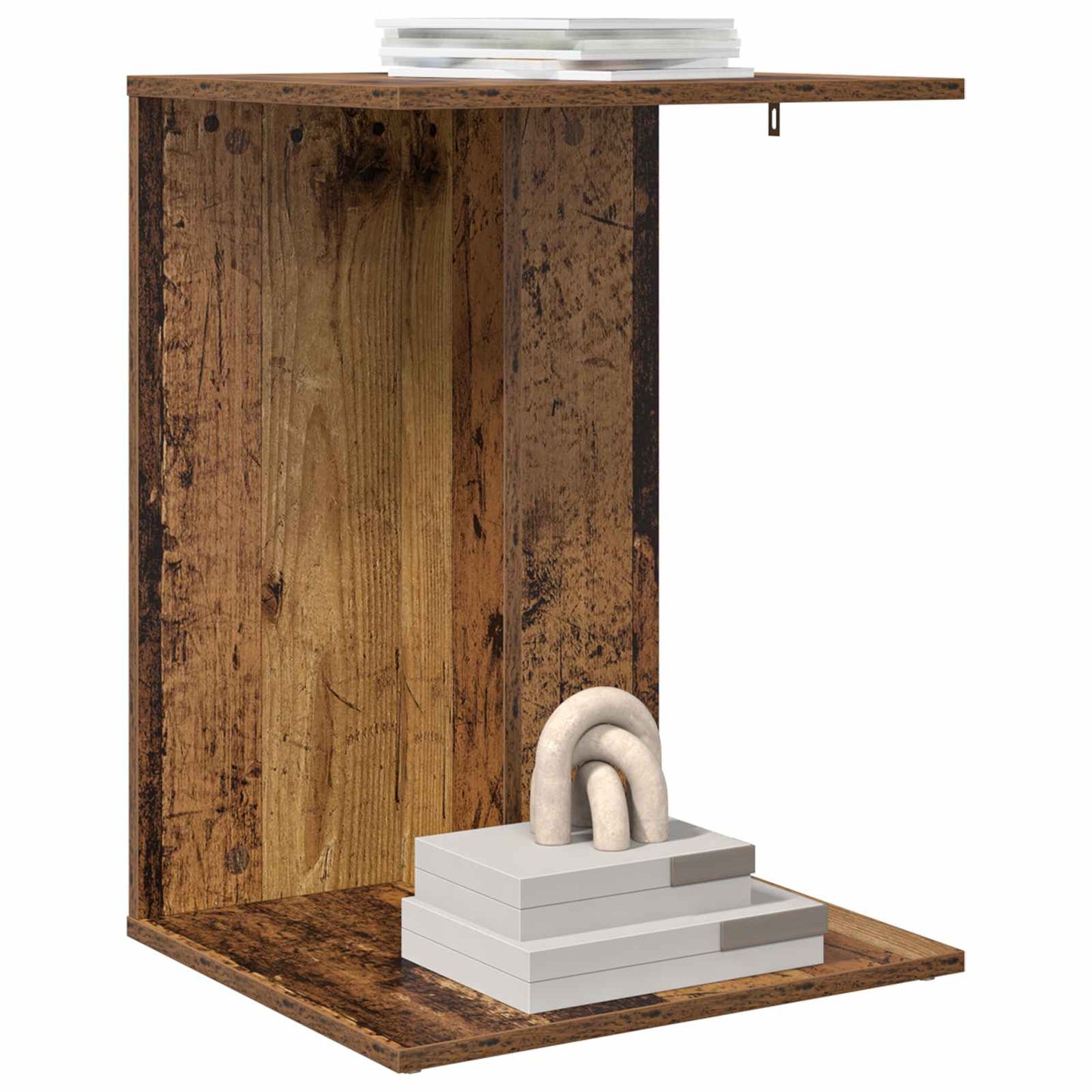 Sidetabell Gammelt tre 45 x 40 x 62,5 cm Konstruert tre