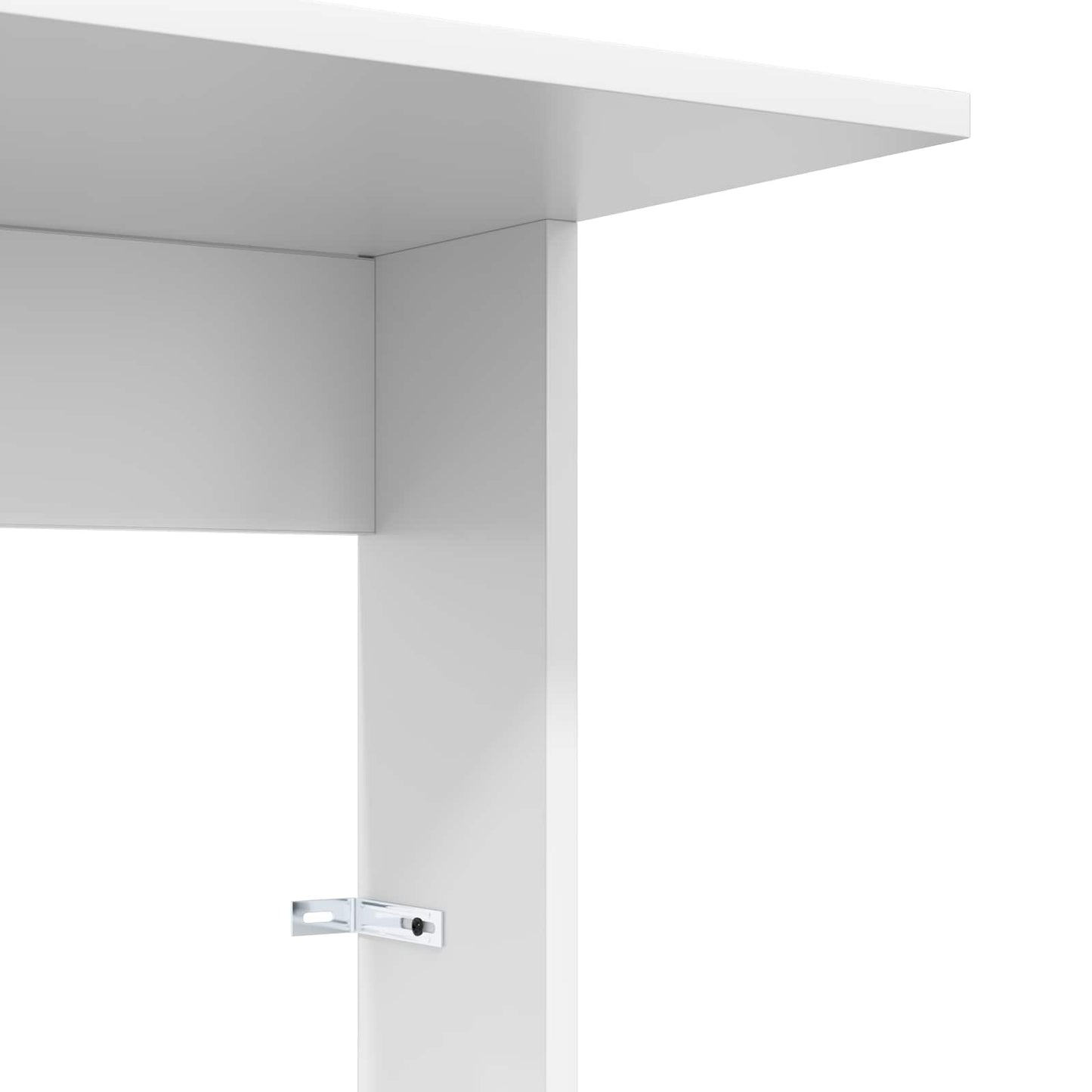 Sidetabell Hvit 40 x 38 x 62,5 cm Konstruert tre