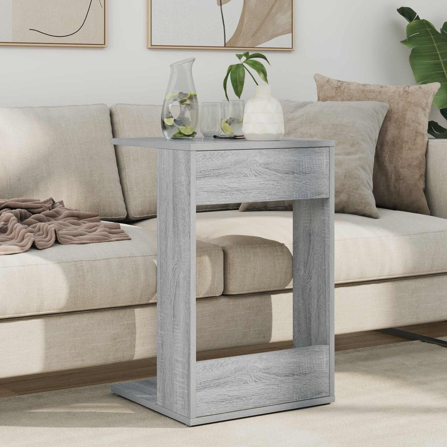 Sidetabell Grå Sonoma 40 x 38 x 62,5 cm Konstruert tre