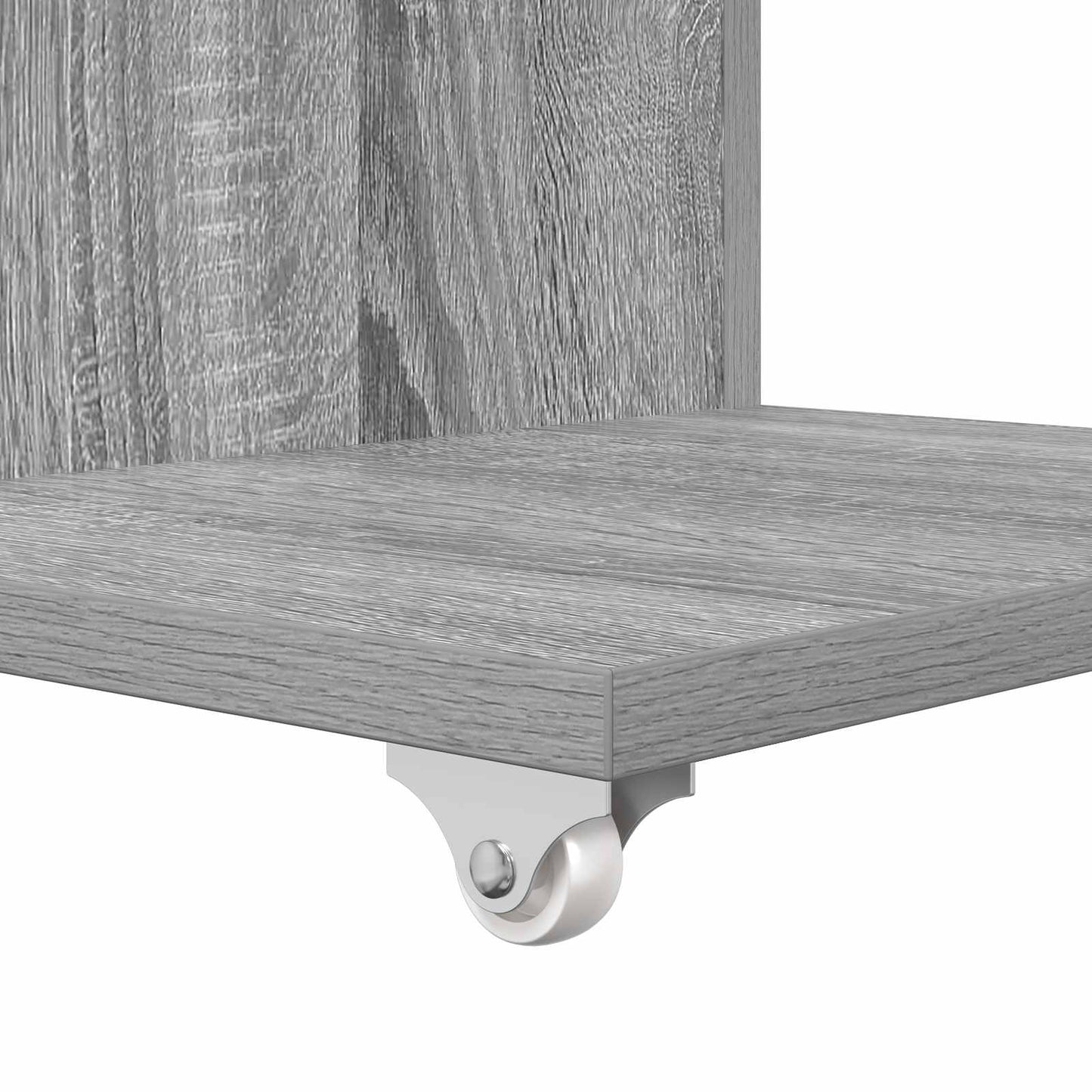Sidetabell med hjul Grå Sonoma 40 x 35 x 60 cm Konstruert tre