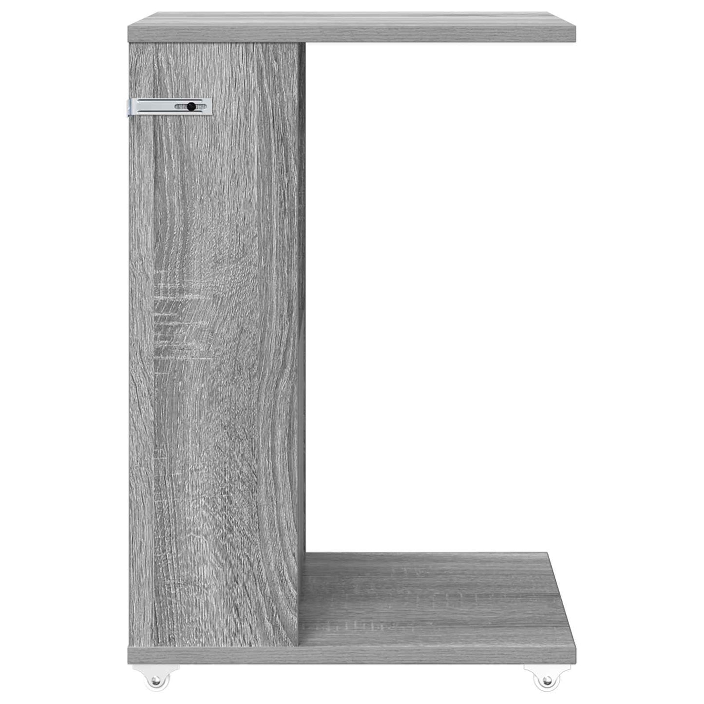Sidetabell med hjul Grå Sonoma 40 x 35 x 60 cm Konstruert tre