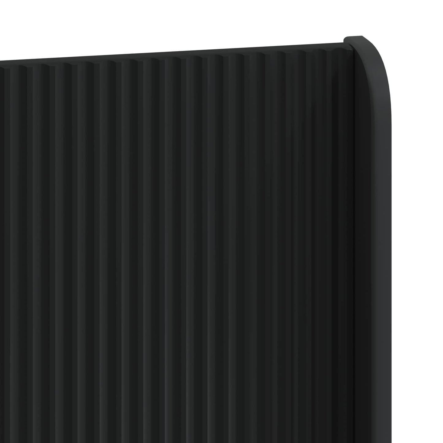 Sengramme med oppbevaring og hodegavl Svart 135 x 190 cm