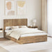 Sengramme med oppbevaring og hodegavl Artisan eik 120 x 190 cm