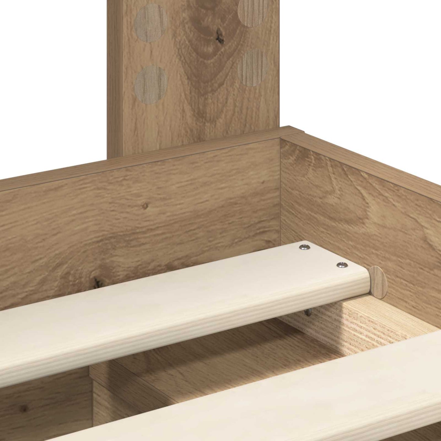 Sengestamme Kunstnerisk Eik 90 x 200 cm Massiv furu