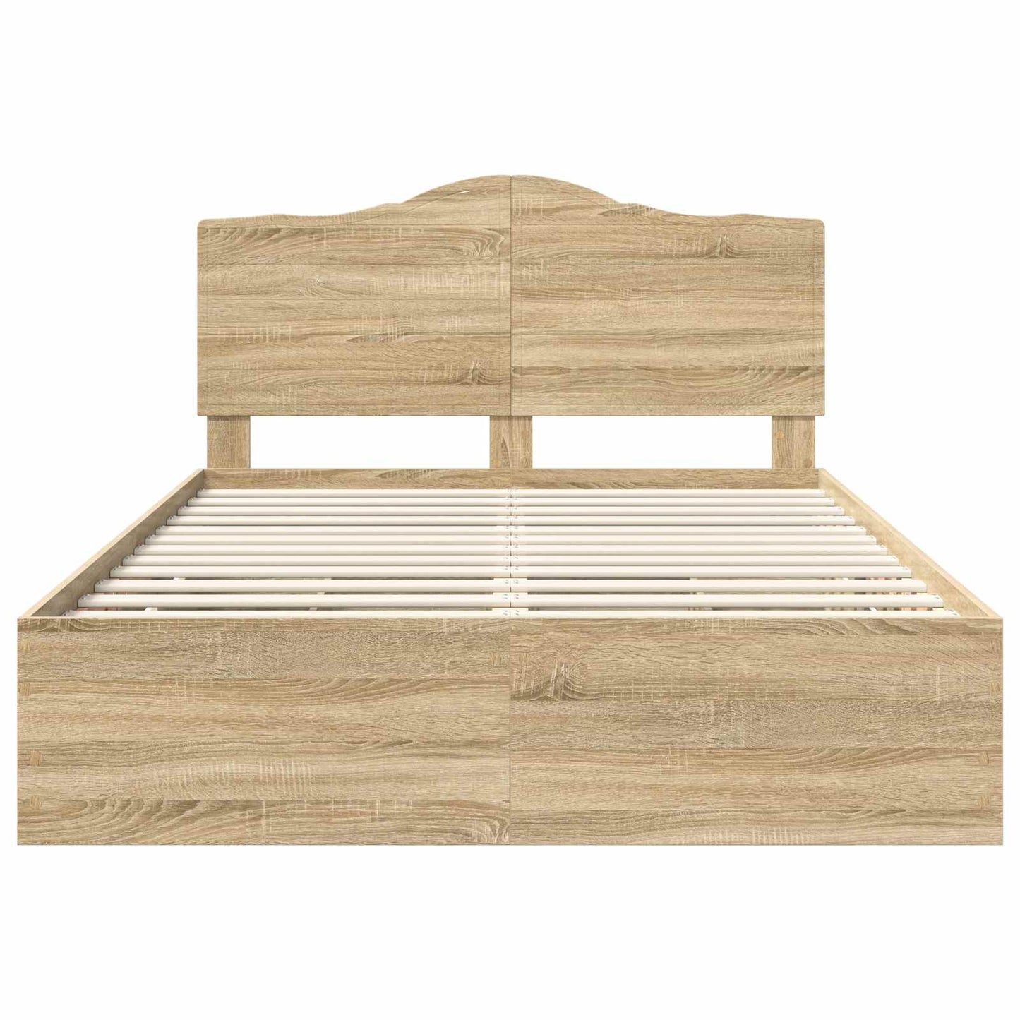 Sengestamme med skuff Sonoma eik 160 x 200 cm Ingeniørtre