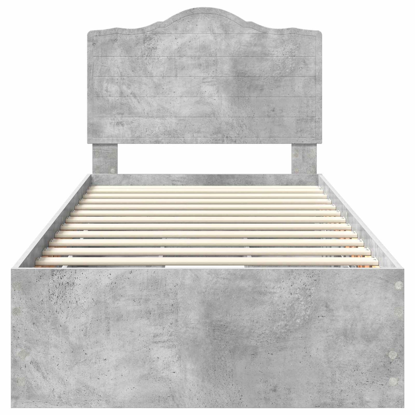 Sengestamme med skuff BetongGrå 90 x 200 cm Ingeniørtre