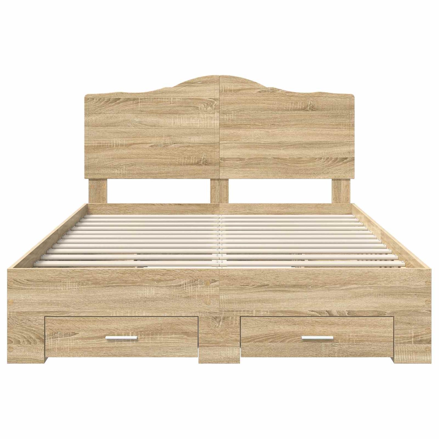Sengestamme med skuff Sonoma eik 140 x 190 cm Konstruert tre