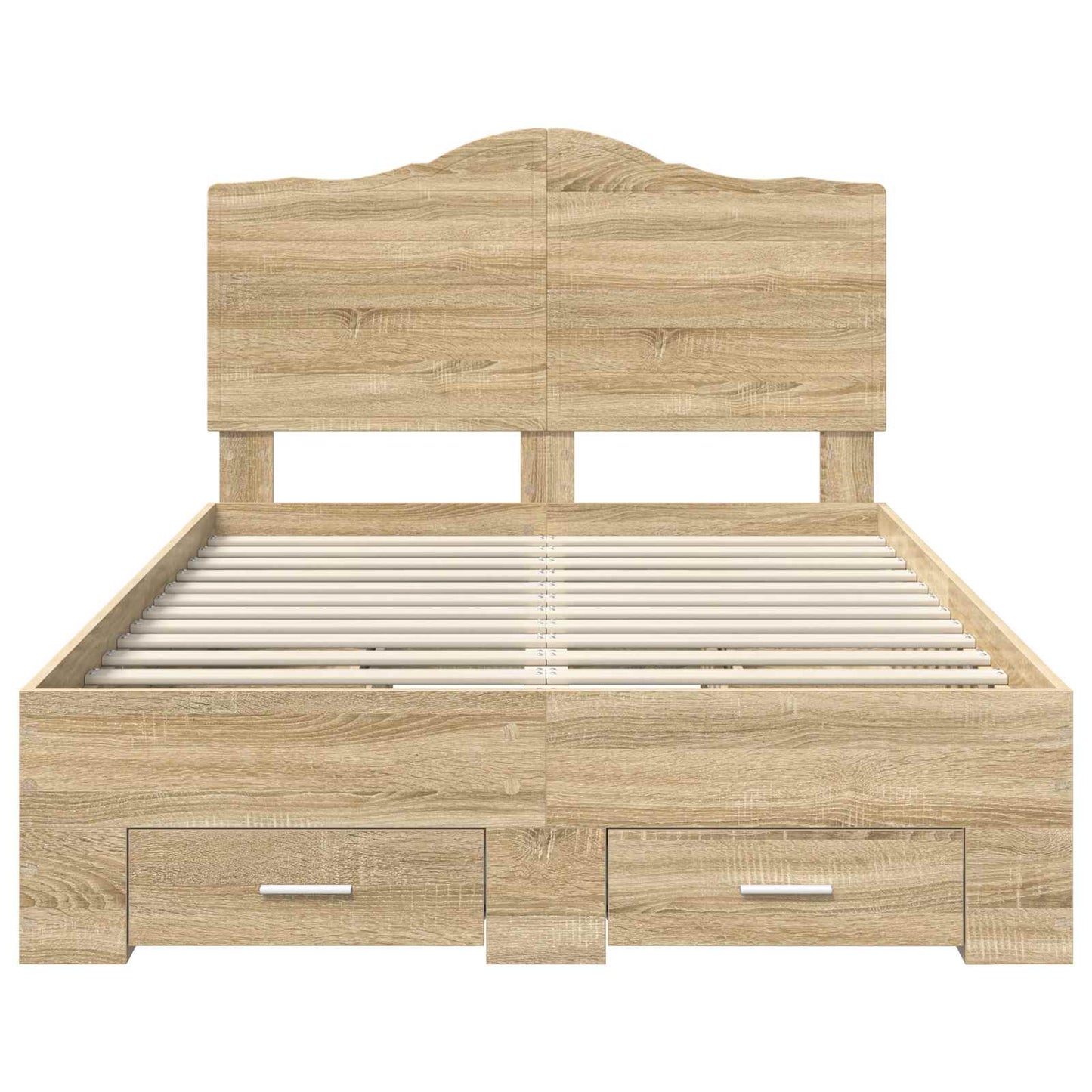 Sengestamme med skuff Sonoma eik 120 x 200 cm Konstruert tre