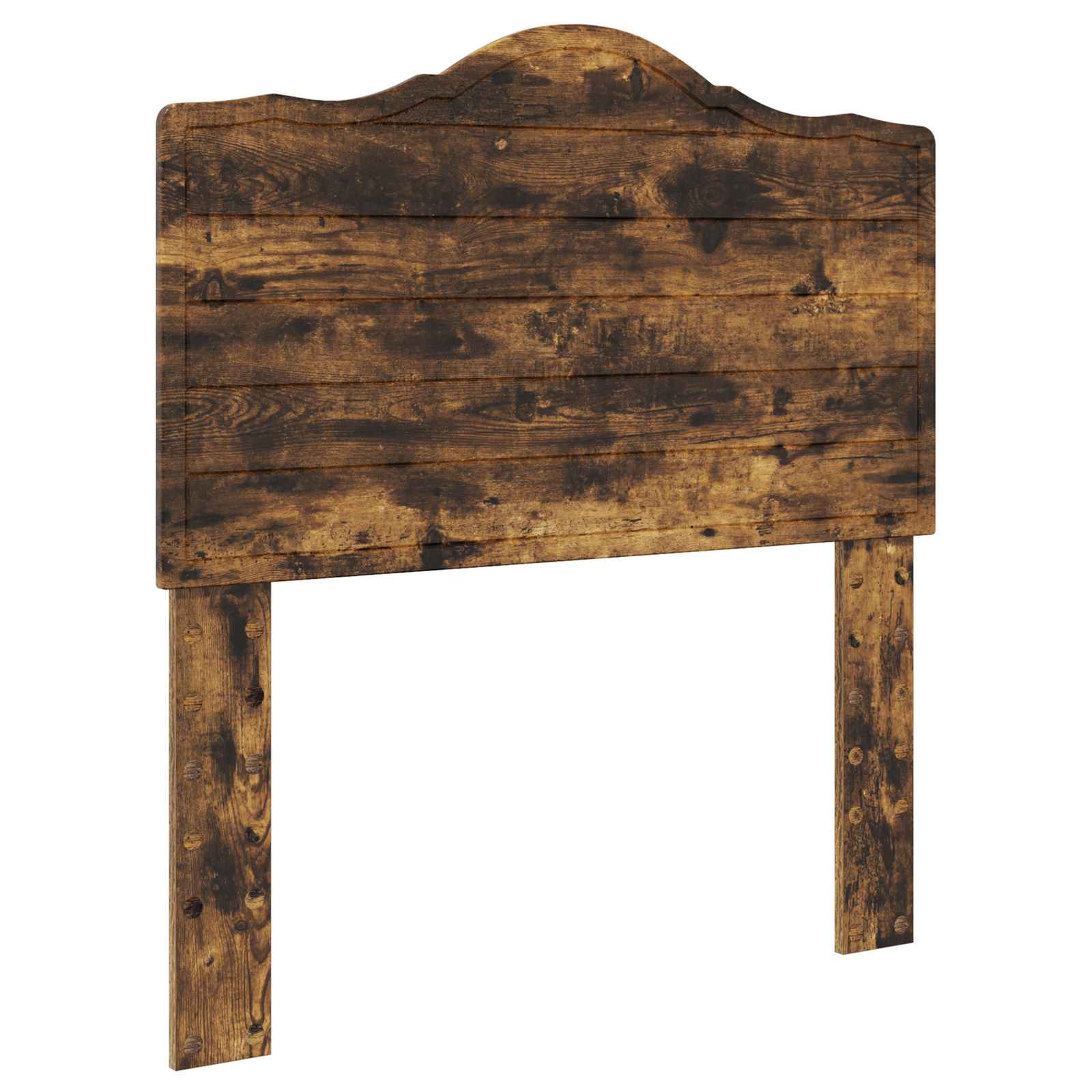 Sengestamme med hodegjerde Røkt eik 75 x 190 cm Konstruert tre