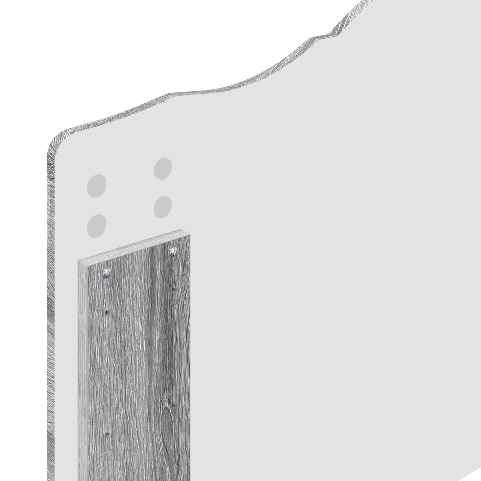 Sengestamme med skuff Grå Sonoma 75 x 190 cm Konstruert tre