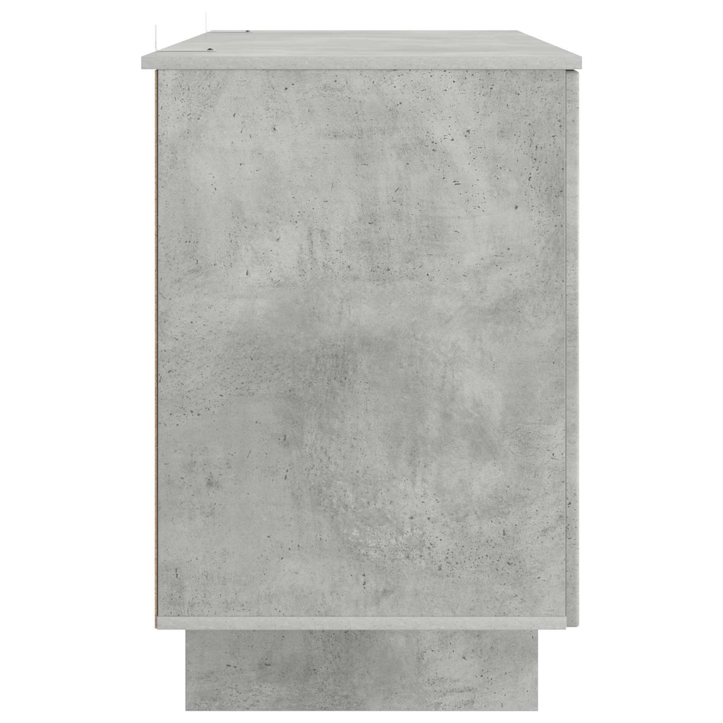 Skrivebord Betonggrå Konstruert tre 142,5 x 50 x 75 cm