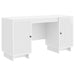 Skrivebord Høgglans hvit Konstruert tre 142,5 x 50 x 75 cm