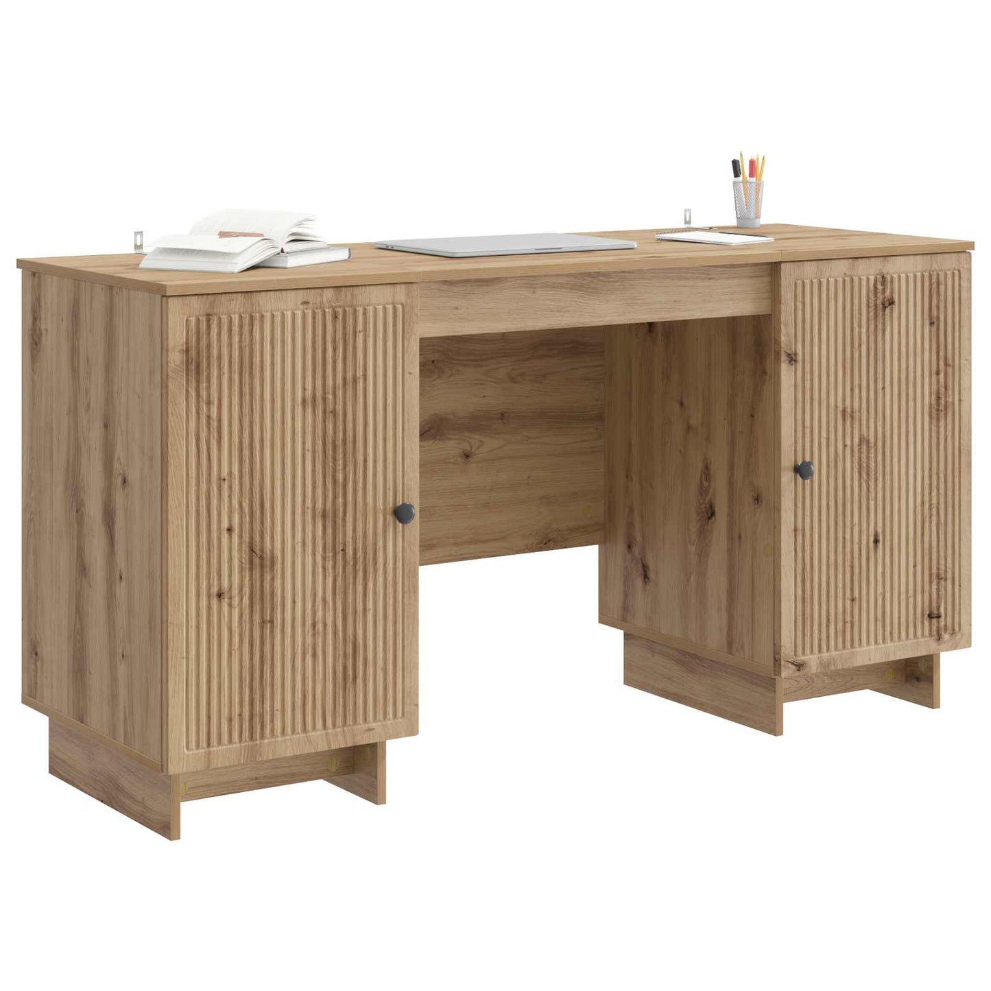 Skrivebord Artisan eik Konstruert tre 142,5 x 50 x 75 cm