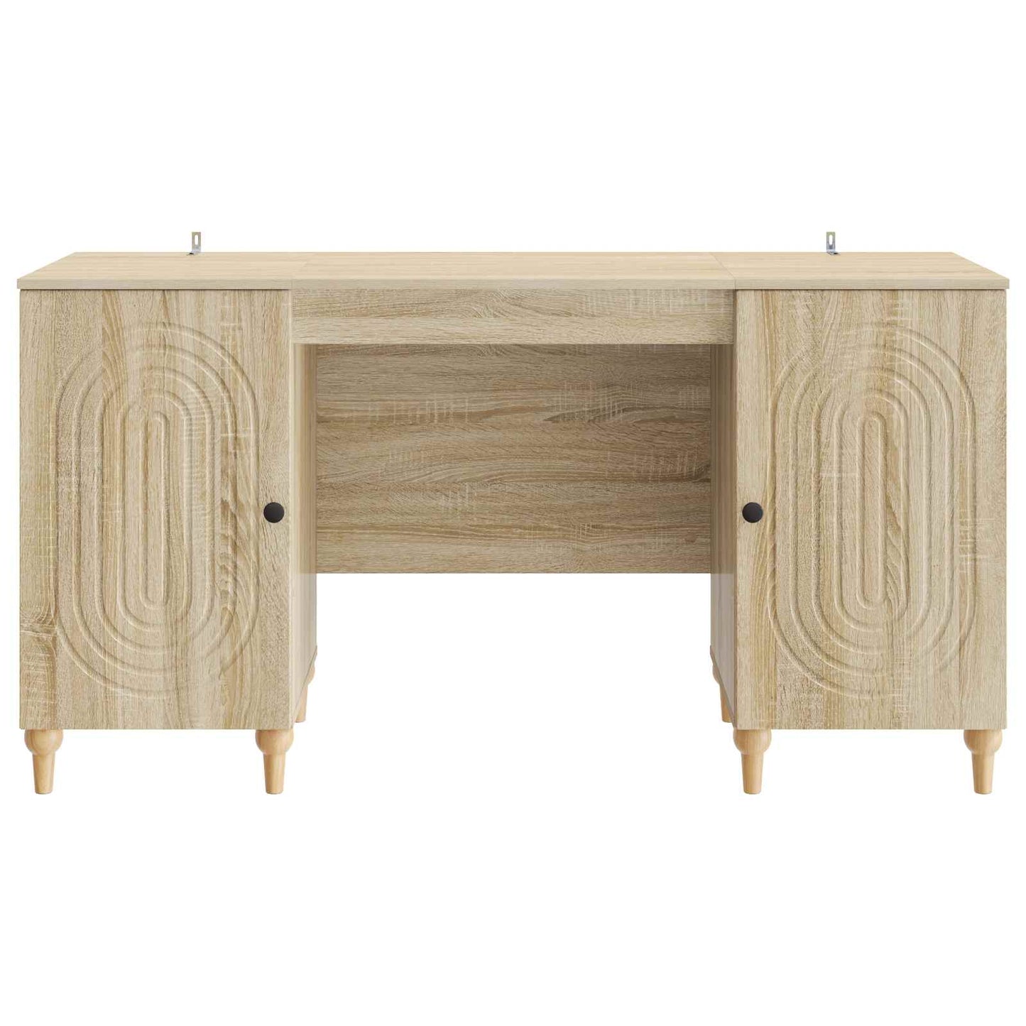 Skrivebord med hylle Sonoma 142,5 x 50 x 75 cm Konstruert tre