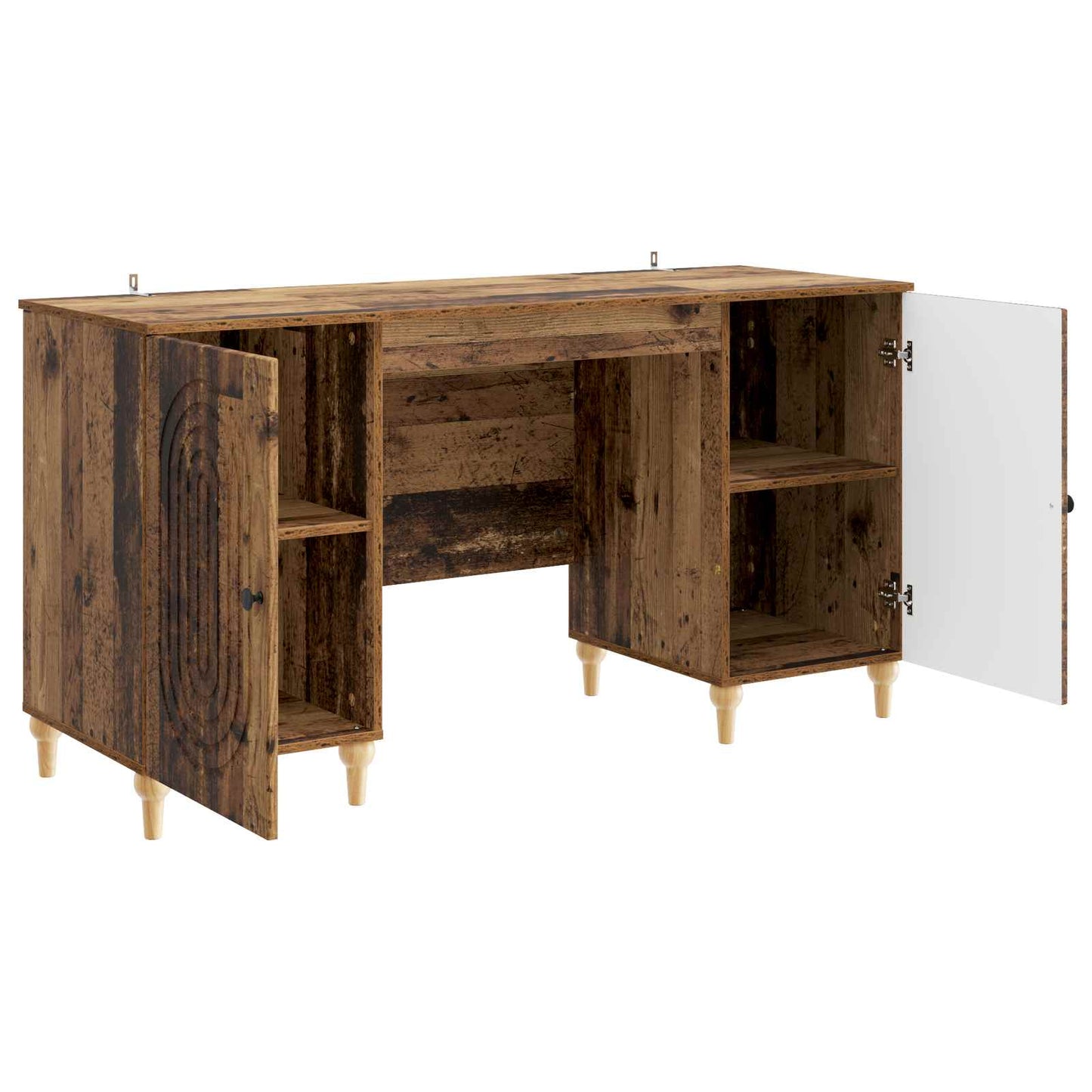 Skrivebord Gammelt tre 142,5 x 50 x 75 cm Konstruert tre