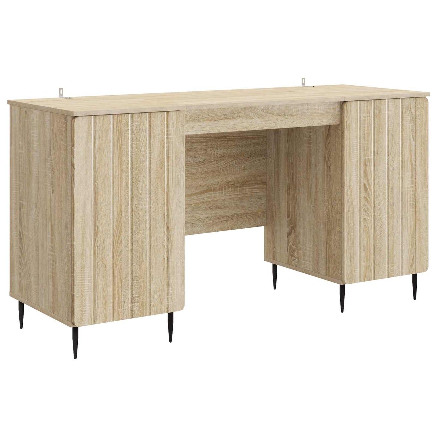Skrivebord med dør Sonoma eik 142,5 x 50 x 75 cm Konstruert tre