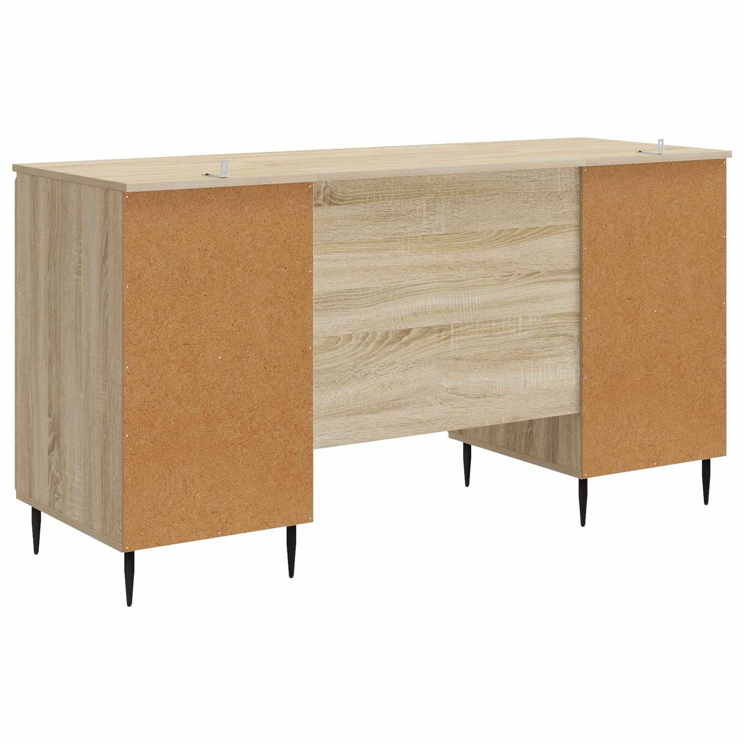 Skrivebord med dør Sonoma eik 142,5 x 50 x 75 cm Konstruert tre