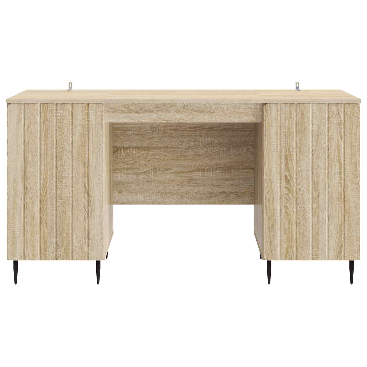 Skrivebord med dør Sonoma eik 142,5 x 50 x 75 cm Konstruert tre