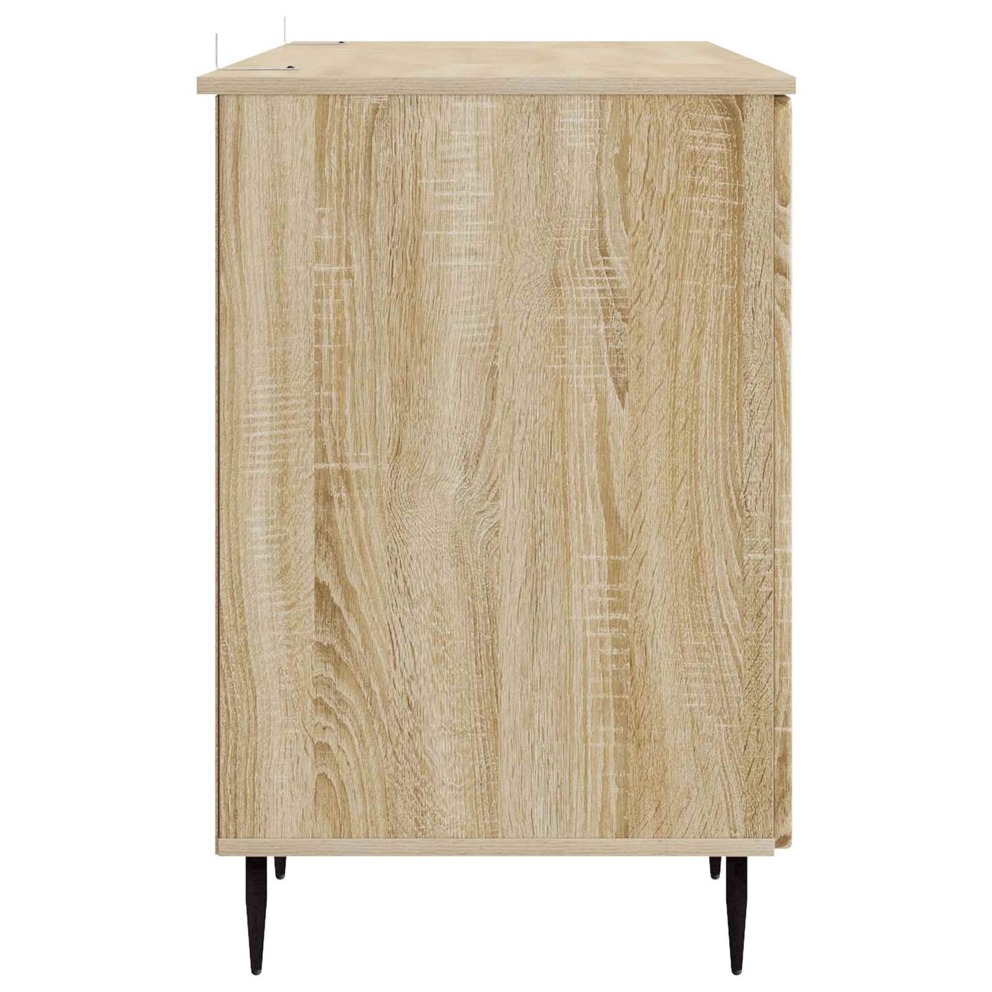 Skrivebord med dør Sonoma eik 142,5 x 50 x 75 cm Konstruert tre