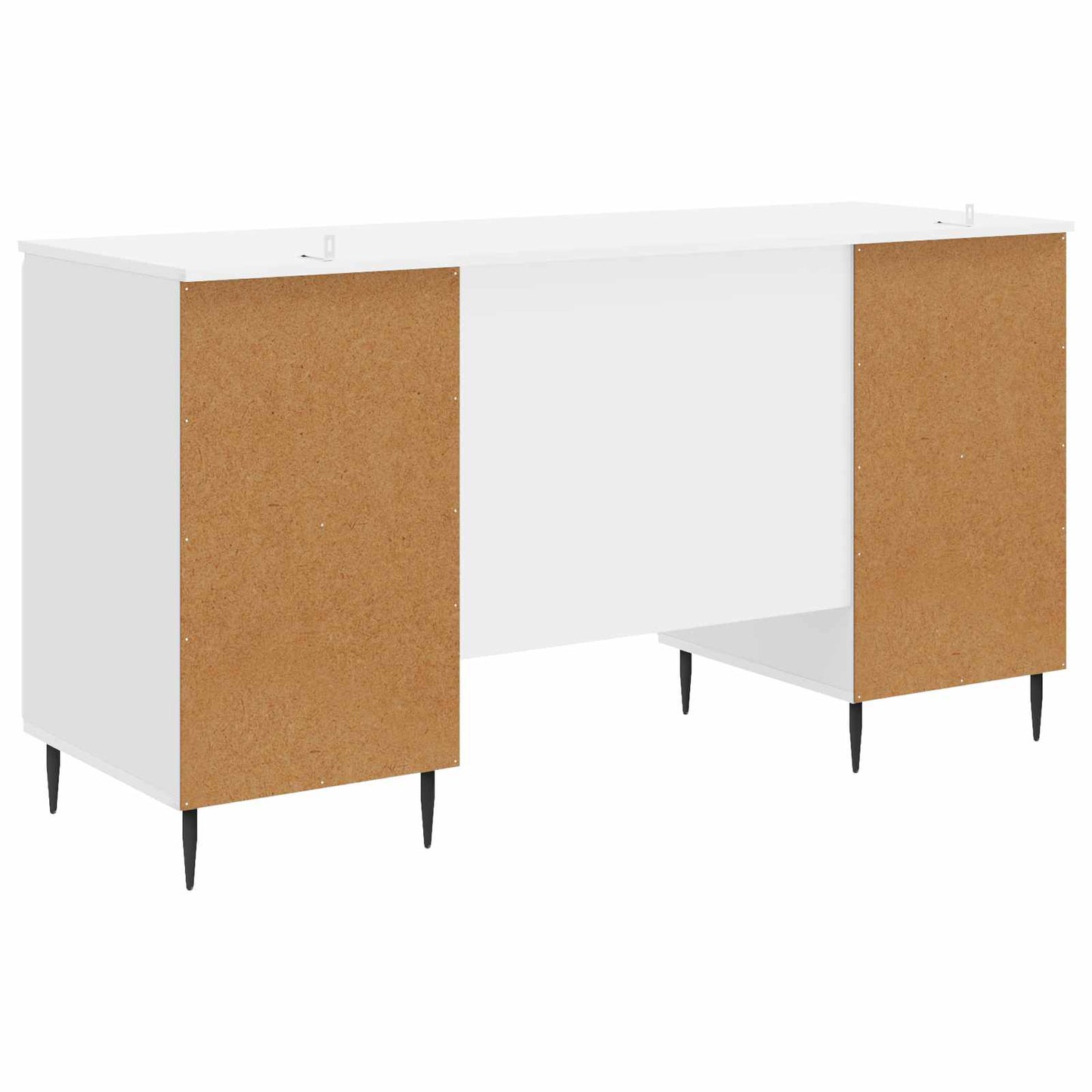 Skrivebord Høgglans hvit 142,5 x 50 x 75 cm Konstruert tre