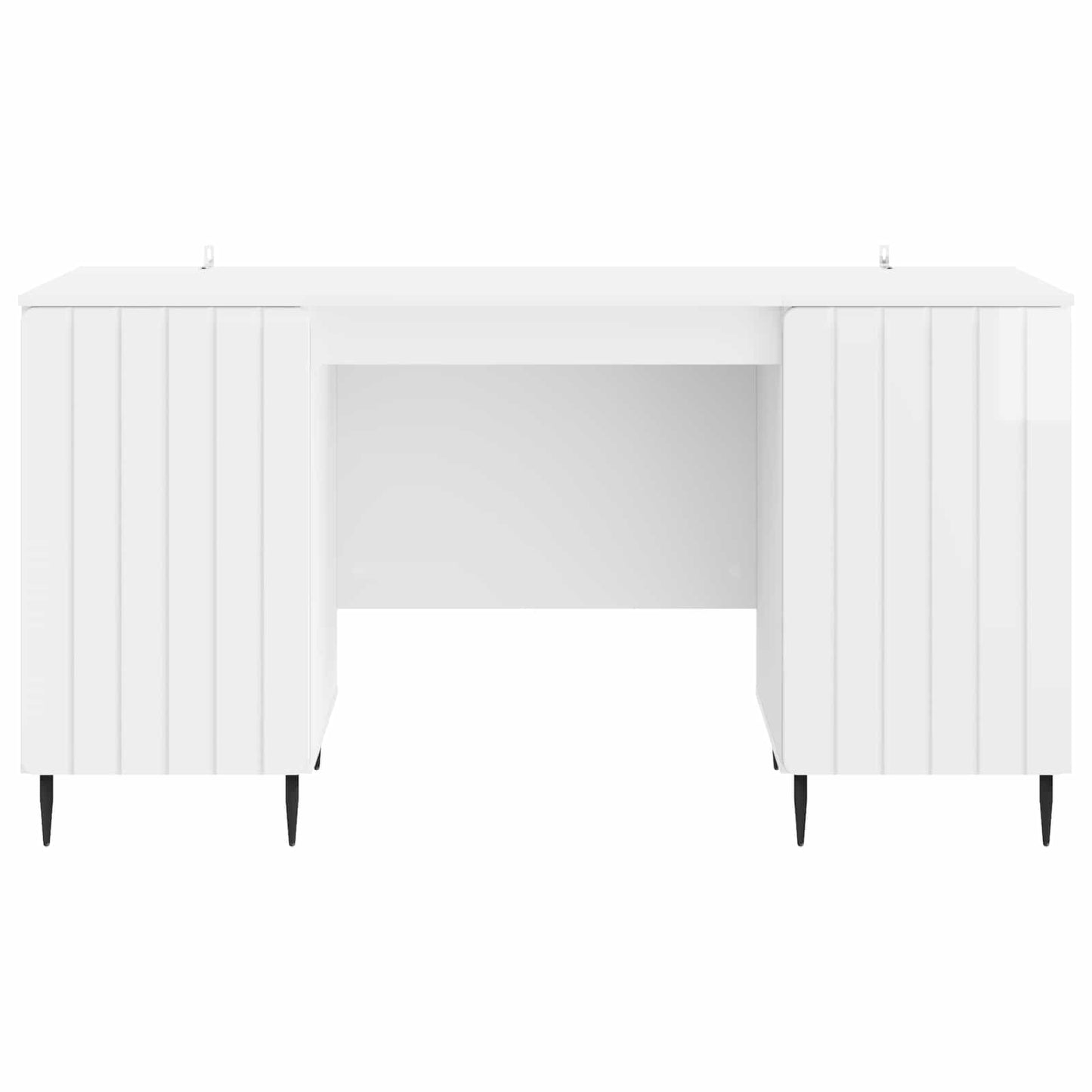 Skrivebord Høgglans hvit 142,5 x 50 x 75 cm Konstruert tre