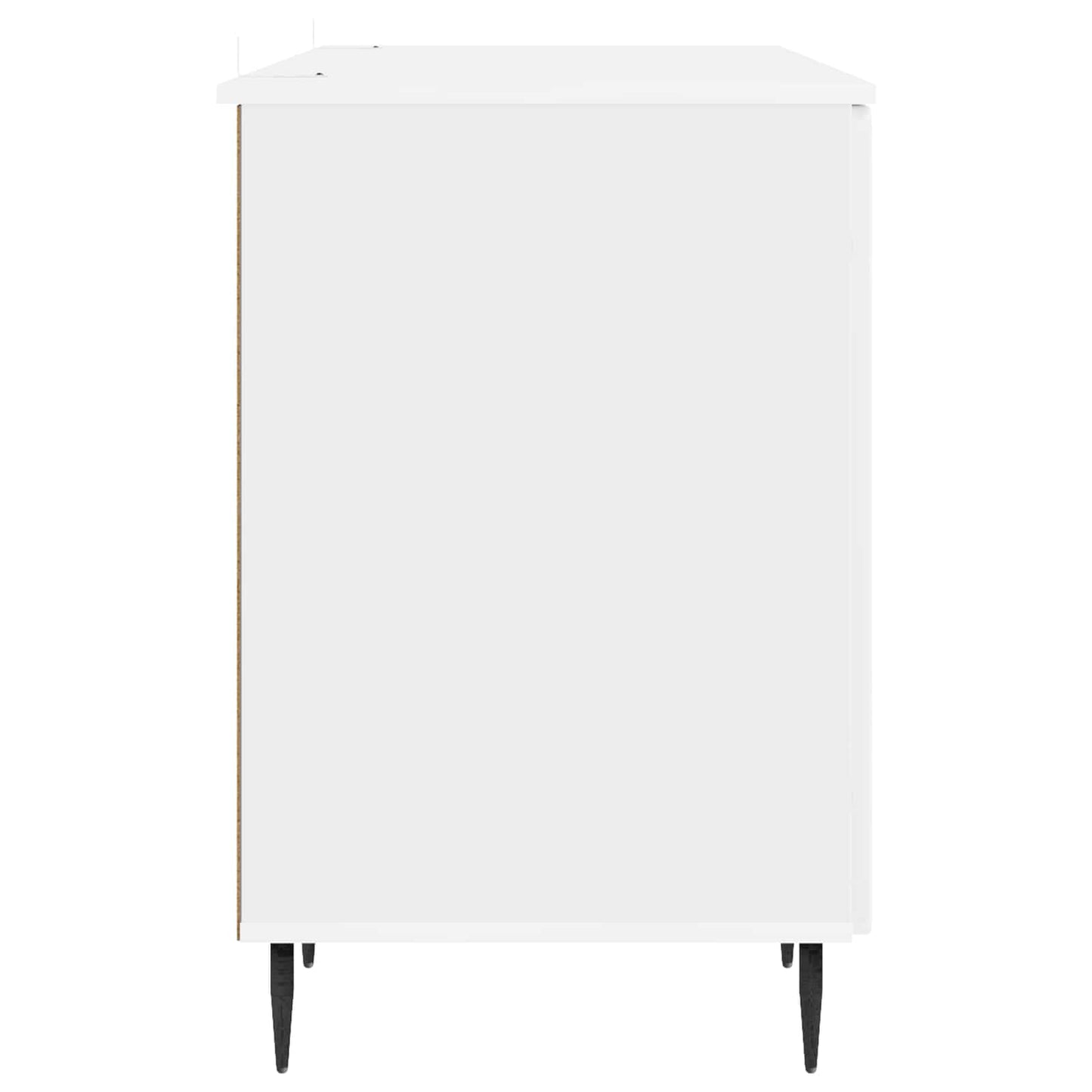 Skrivebord Høgglans hvit 142,5 x 50 x 75 cm Konstruert tre