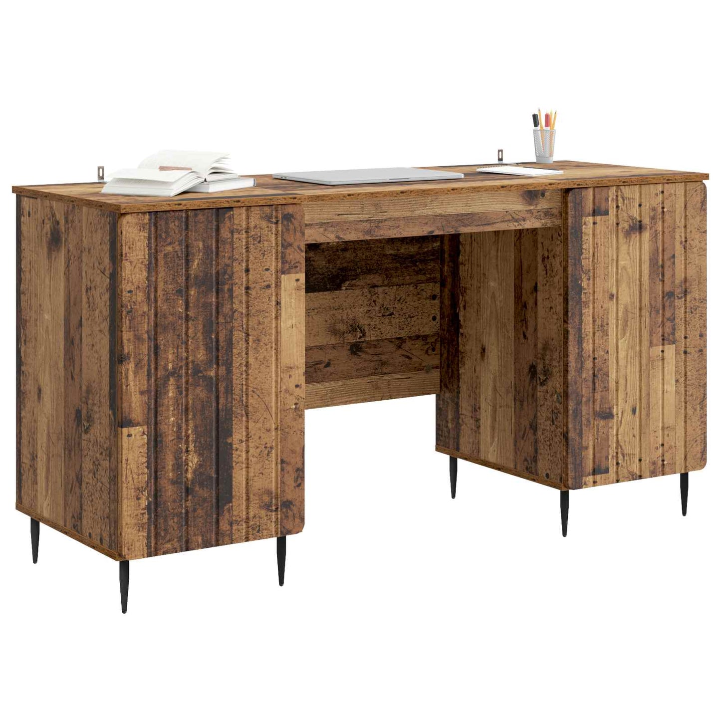 Skrivebord Gammelt tre 142,5 x 50 x 75 cm Konstruert tre