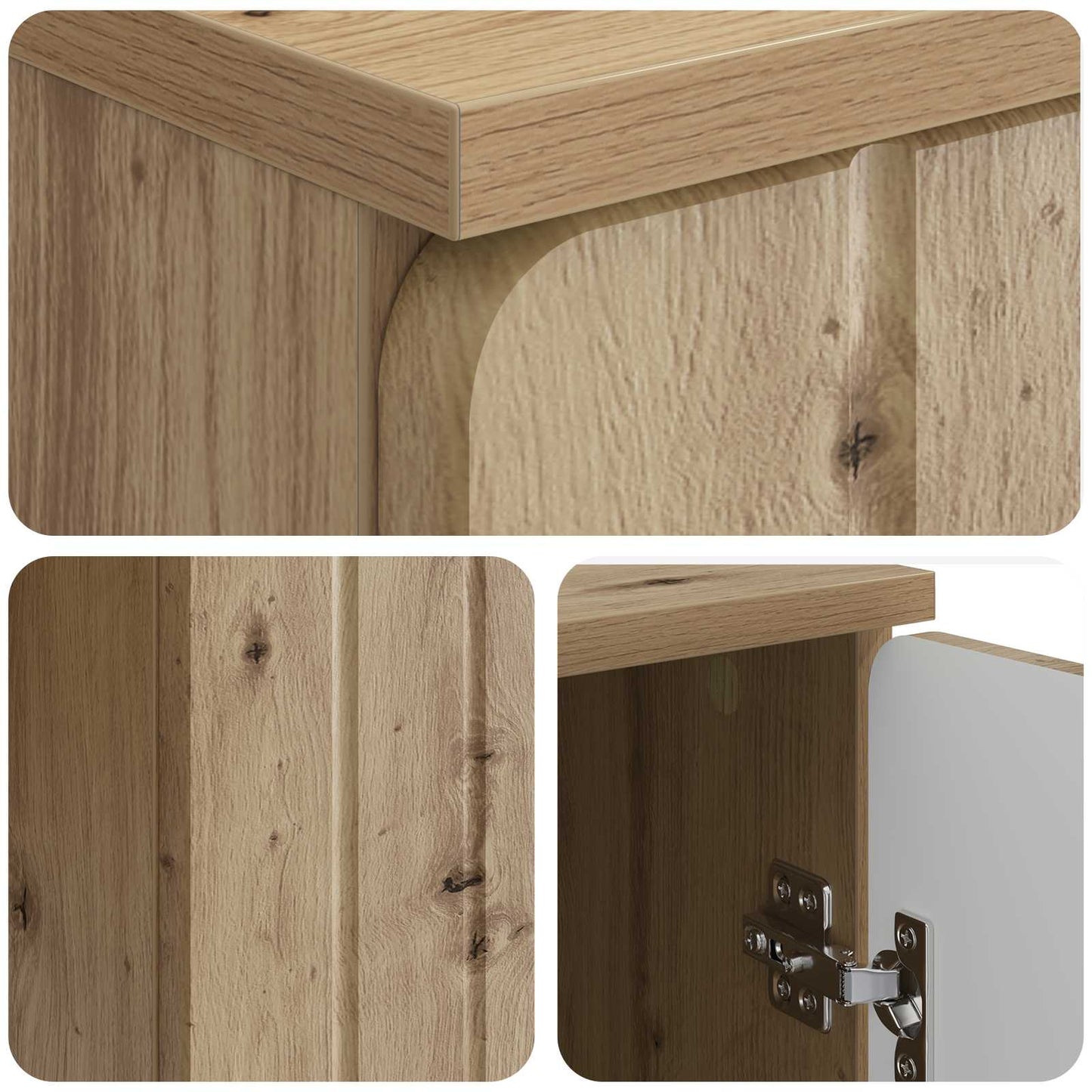 Skrivebord Artisan eik Konstruert tre 142,5 x 50 x 75 cm