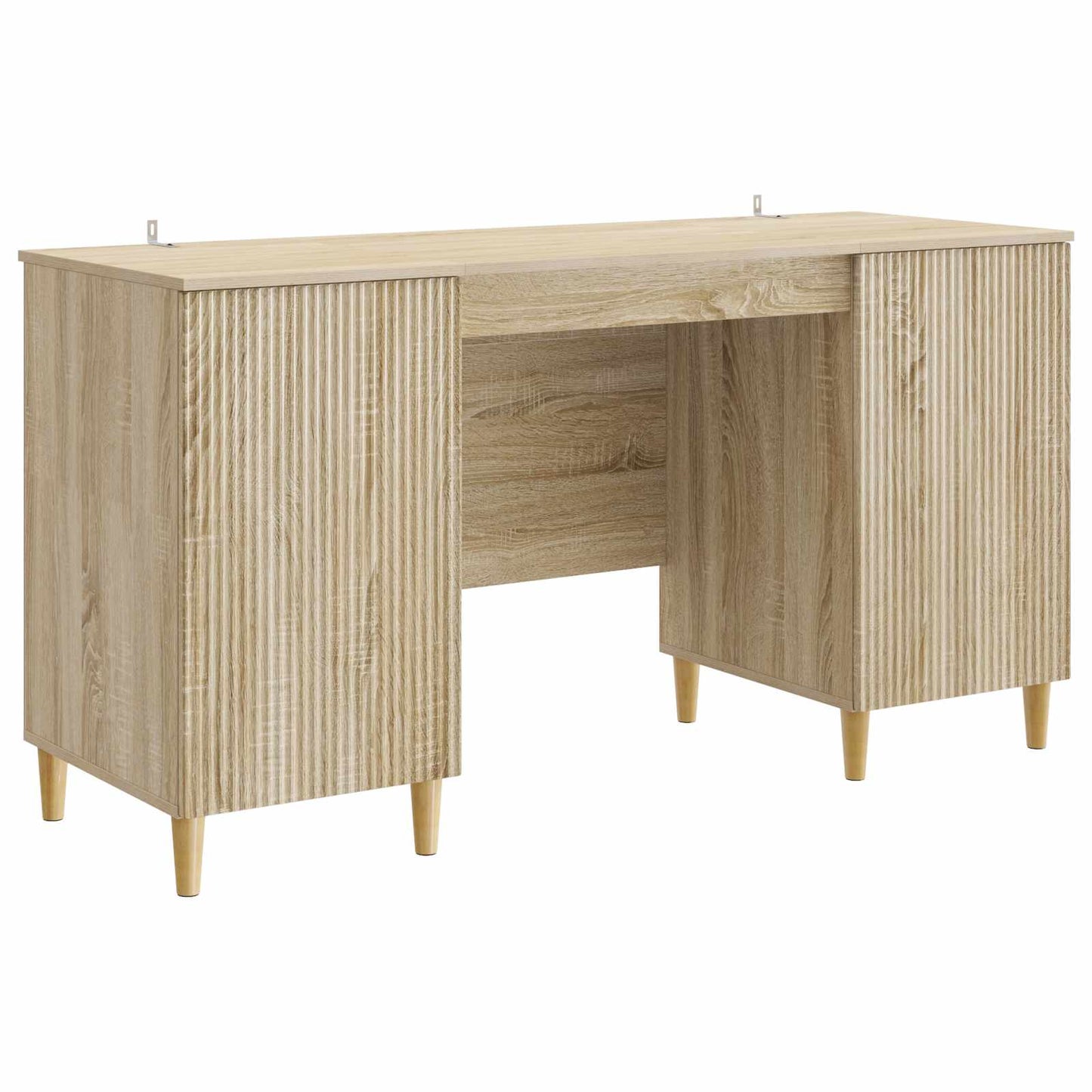 Skrivebord med dør Sonoma eik 142,5 x 50 x 75 cm Konstruert tre