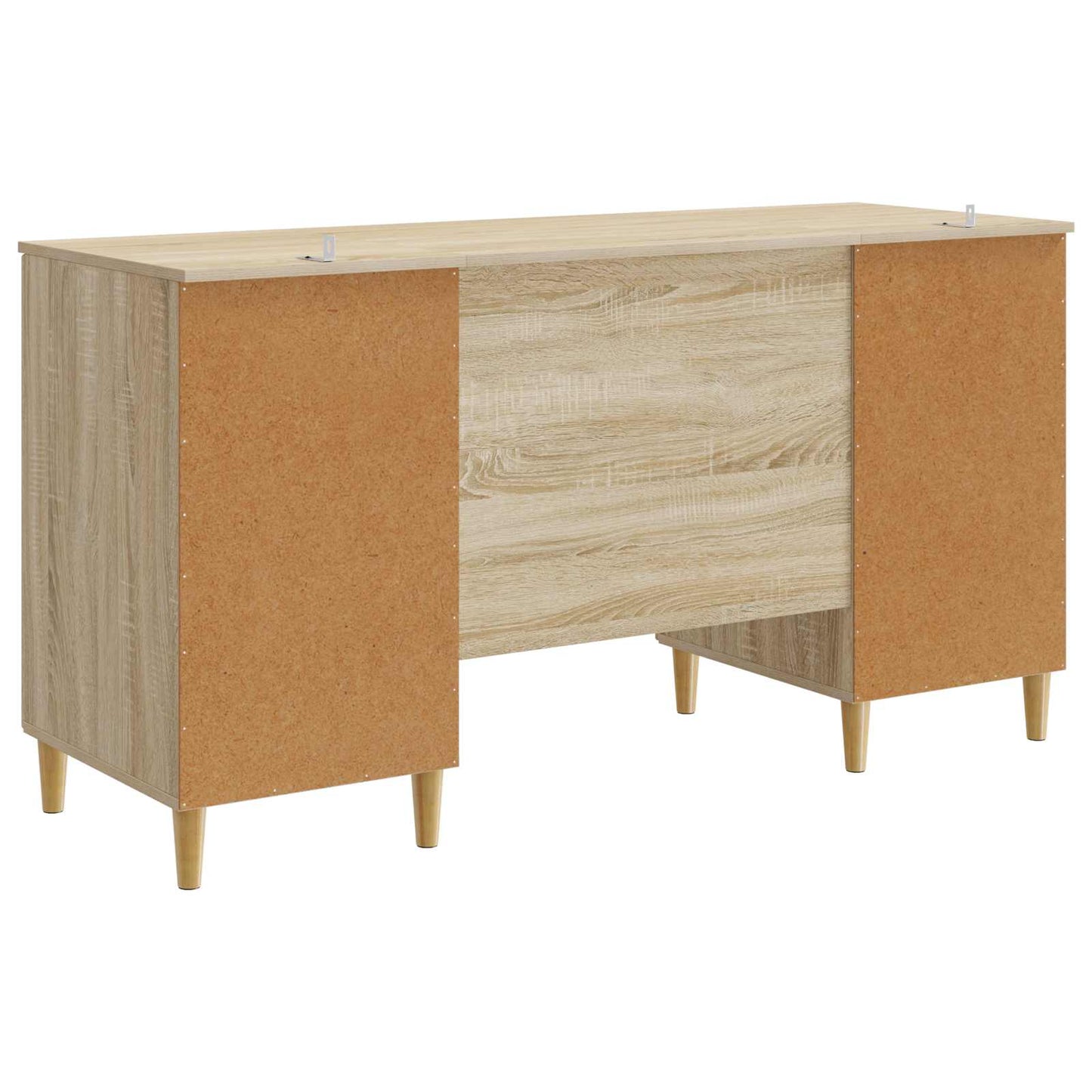 Skrivebord med dør Sonoma eik 142,5 x 50 x 75 cm Konstruert tre