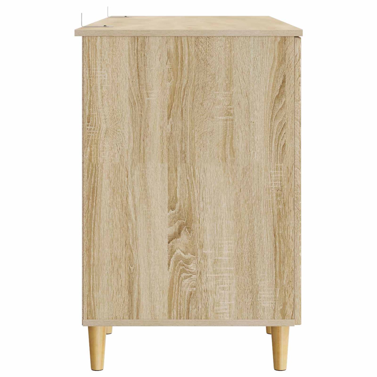 Skrivebord med dør Sonoma eik 142,5 x 50 x 75 cm Konstruert tre