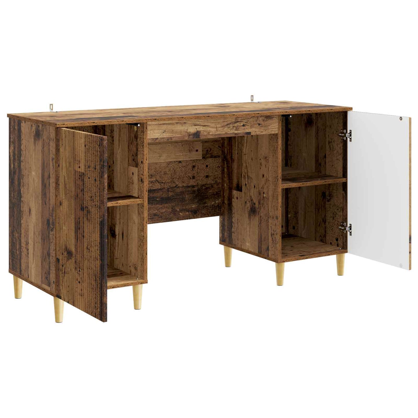 Skrivebord Gammelt tre 142,5 x 50 x 75 cm Konstruert tre