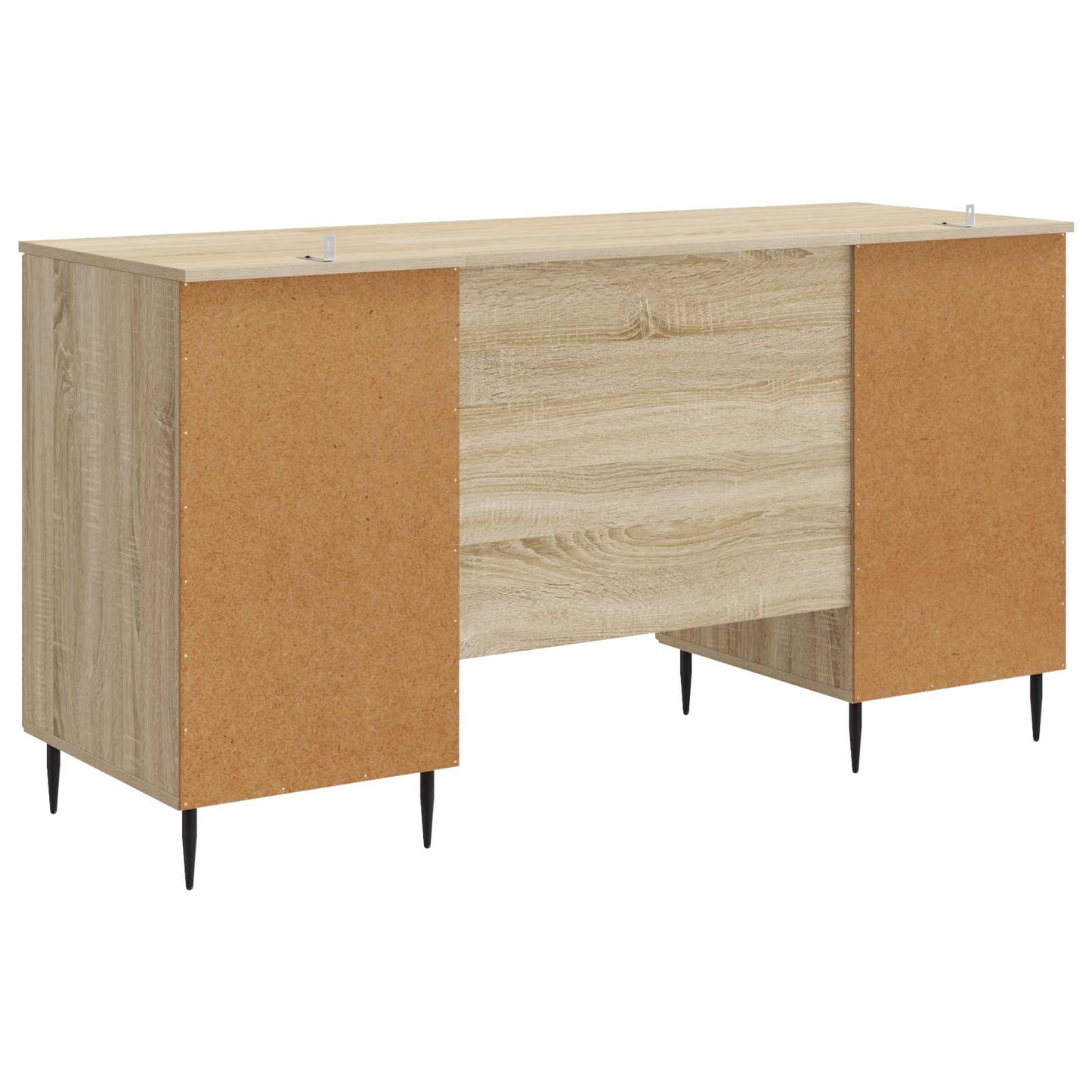 Skrivebord med dør Sonoma eik 142,5 x 50 x 75 cm Konstruert tre