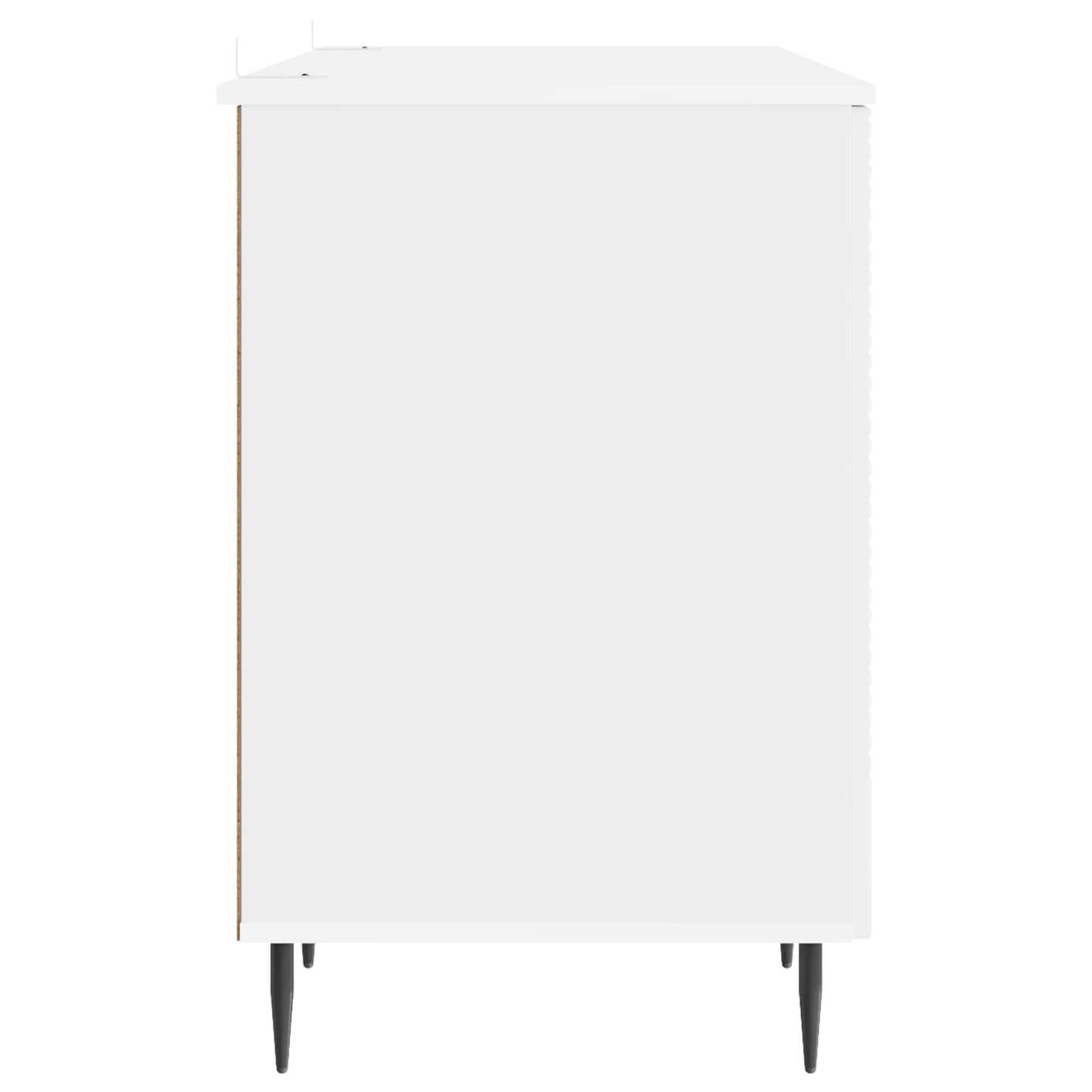 Skrivebord Høgglans hvit 142,5 x 50 x 75 cm Konstruert tre