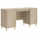 Skrivebord Sonoma eik Konstruert tre 142,5 x 50 x 75 cm
