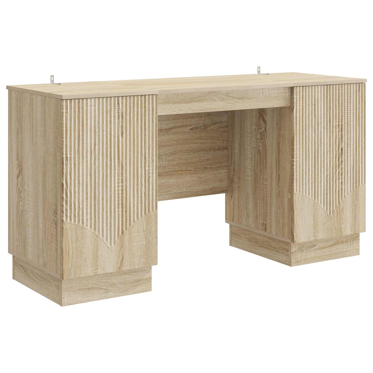 Skrivebord med dør Sonoma eik 142,5 x 50 x 75 cm Konstruert tre