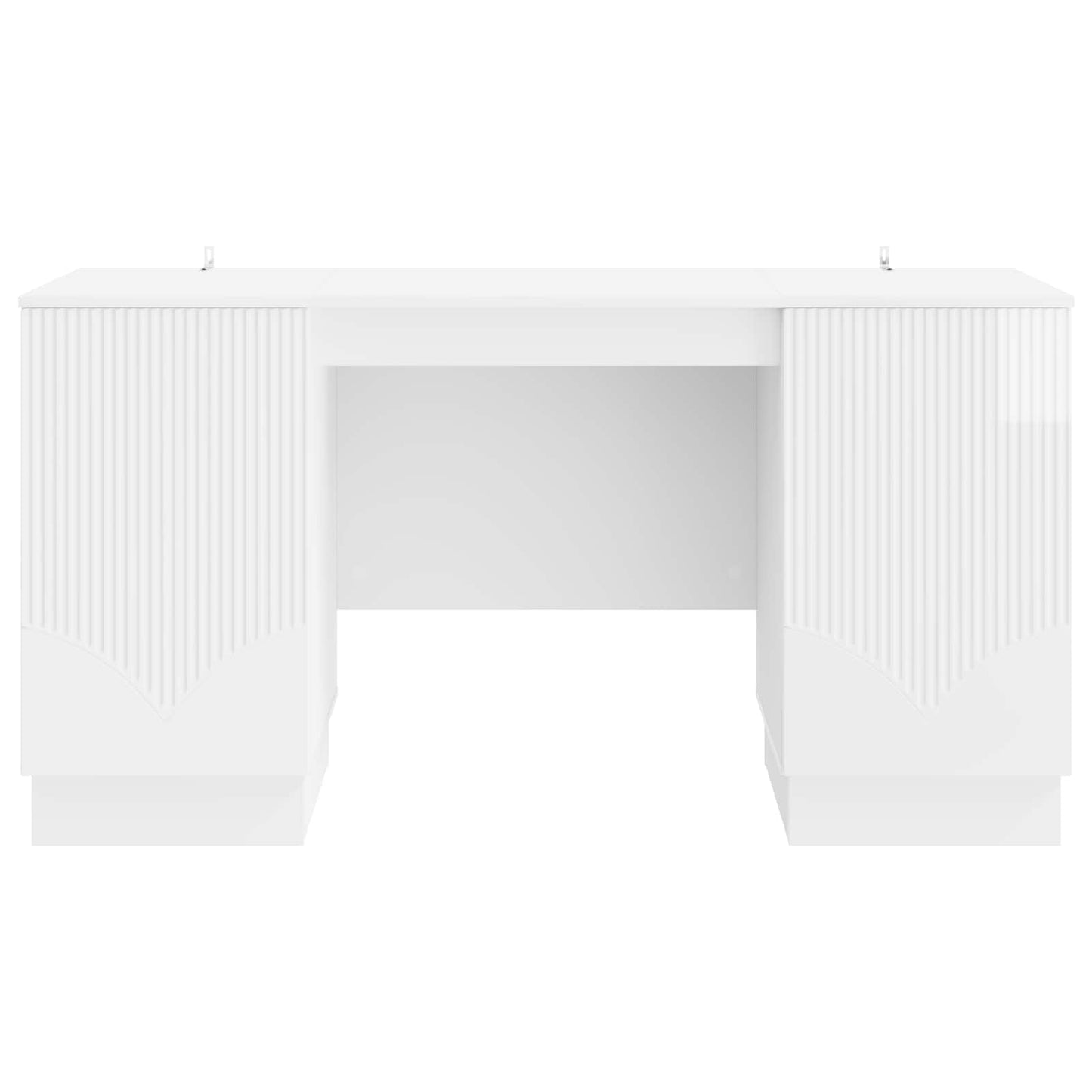 Skrivebord Høgglans hvit 142,5 x 50 x 75 cm Konstruert tre